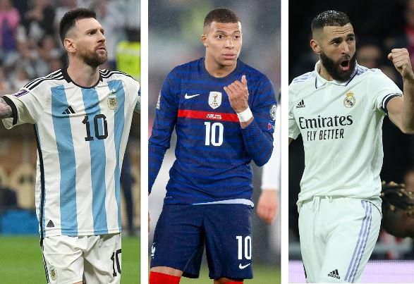 ميسي ومبابي وبنزيمة يتنافسون على جائزة الفيفا لأفضل لاعب في 2022