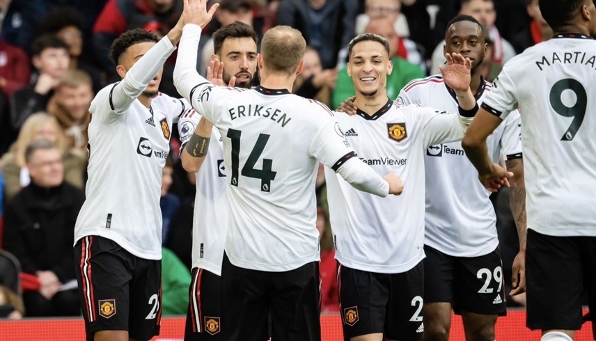 مانشستر يونايتد يفوز على نوتنغهام ويستعيد المركز الثالث في لدوري الإنجليزي