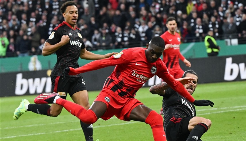 إينتراخت فرانكفورت يفوز على يونيون برلين ويبلغ نصف نهائي كأس ألمانيا