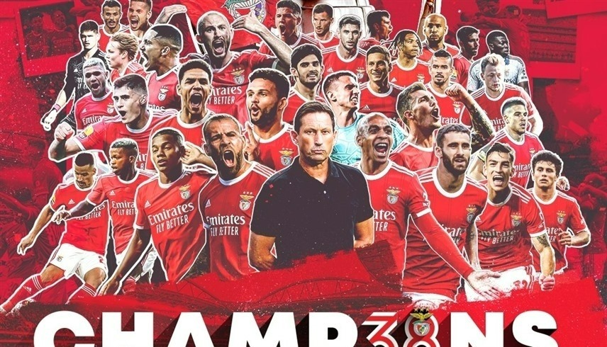 بنفيكا يفوز بلقب الدوري البرتغالي للمرة الـ38 في تاريخه