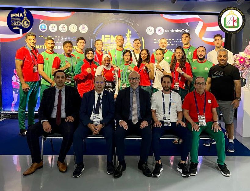 زيارة سفير صاحب الجلالة بالتايلاند لمقر إقامة المنتخب الوطني المغربي للمواي طاي ببانكوك