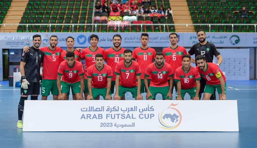 المنتخب الوطني لكرة القدم داخل القاعة ينهي دور المجموعات لكأس العرب بالعلامة الكاملة