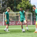 بالفيديو…المنتخب الوطني يجري اخر حصة تدريبية قبل لقاء الرأس الاخضر