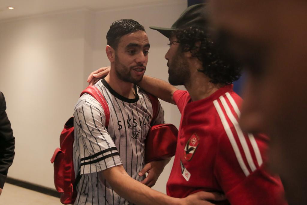 حسين الشحات مهدد بالإيقاف عقب اعتدائه على المغربي محمد الشيبي