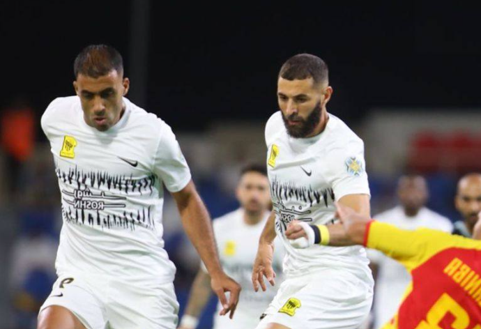 بنزيمة وحمد الله يقودان اتحاد جدة للفوز على الترجي التونسي في كأس الملك سلمان