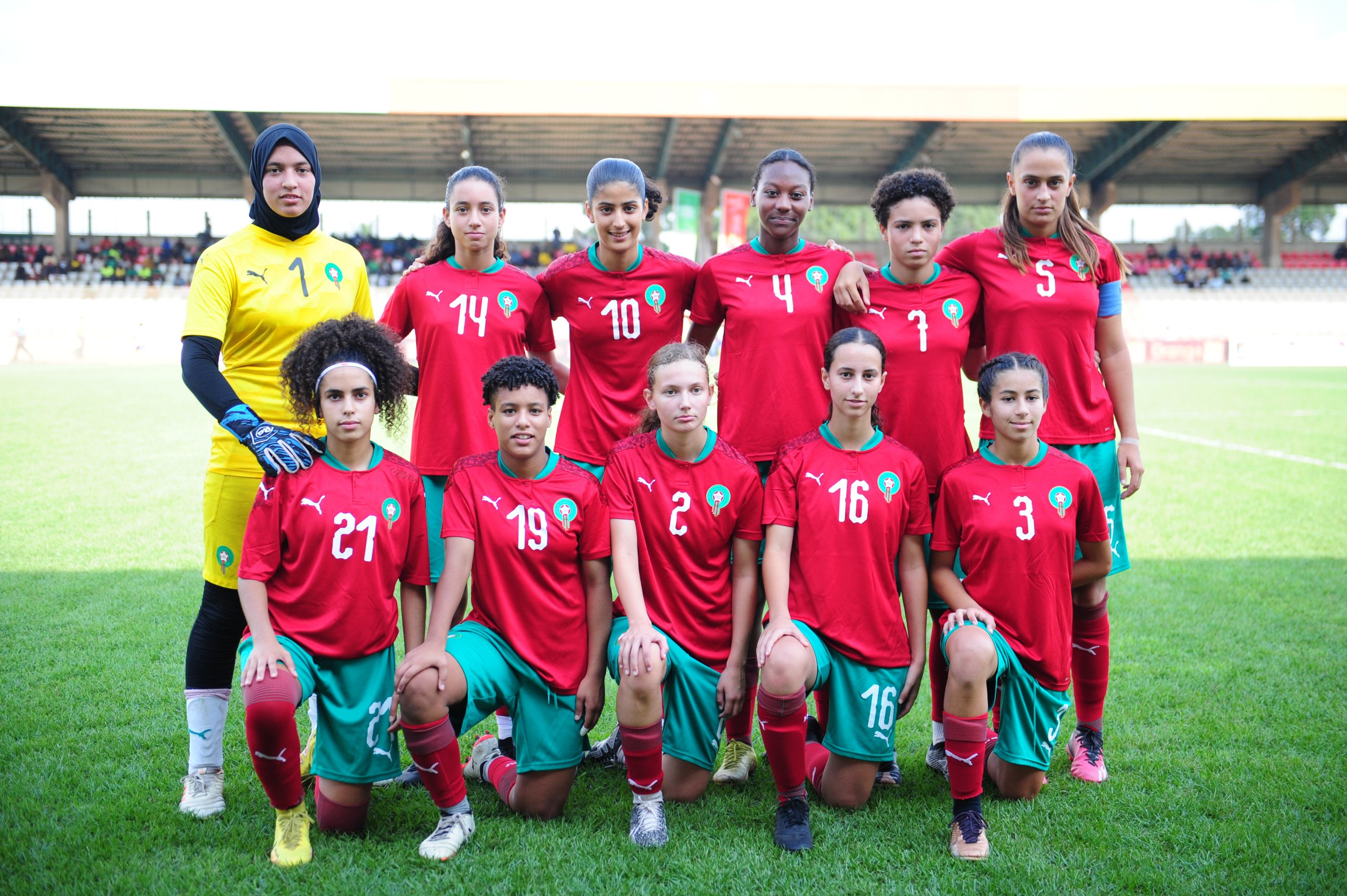 المنتخب الوطني لكرة القدم النسوية لأقل من 17 سنة يتعادل مع الكاميرون
