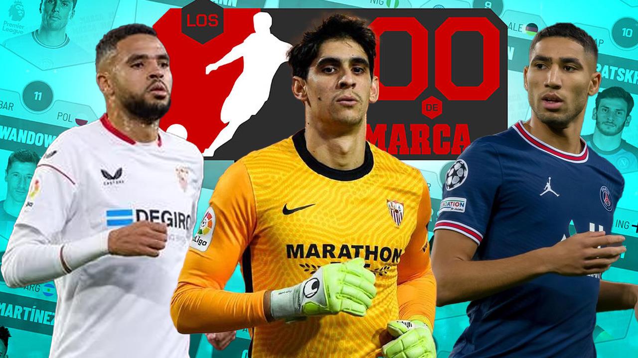 ياسين بونو ويوسف النصيري ضمن أفضل اللاعبين في أوروبا