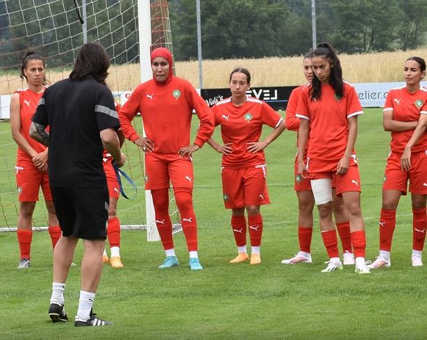 المنتخب الوطني النسوي يواصل استعدادته لمواجهة سويسرا