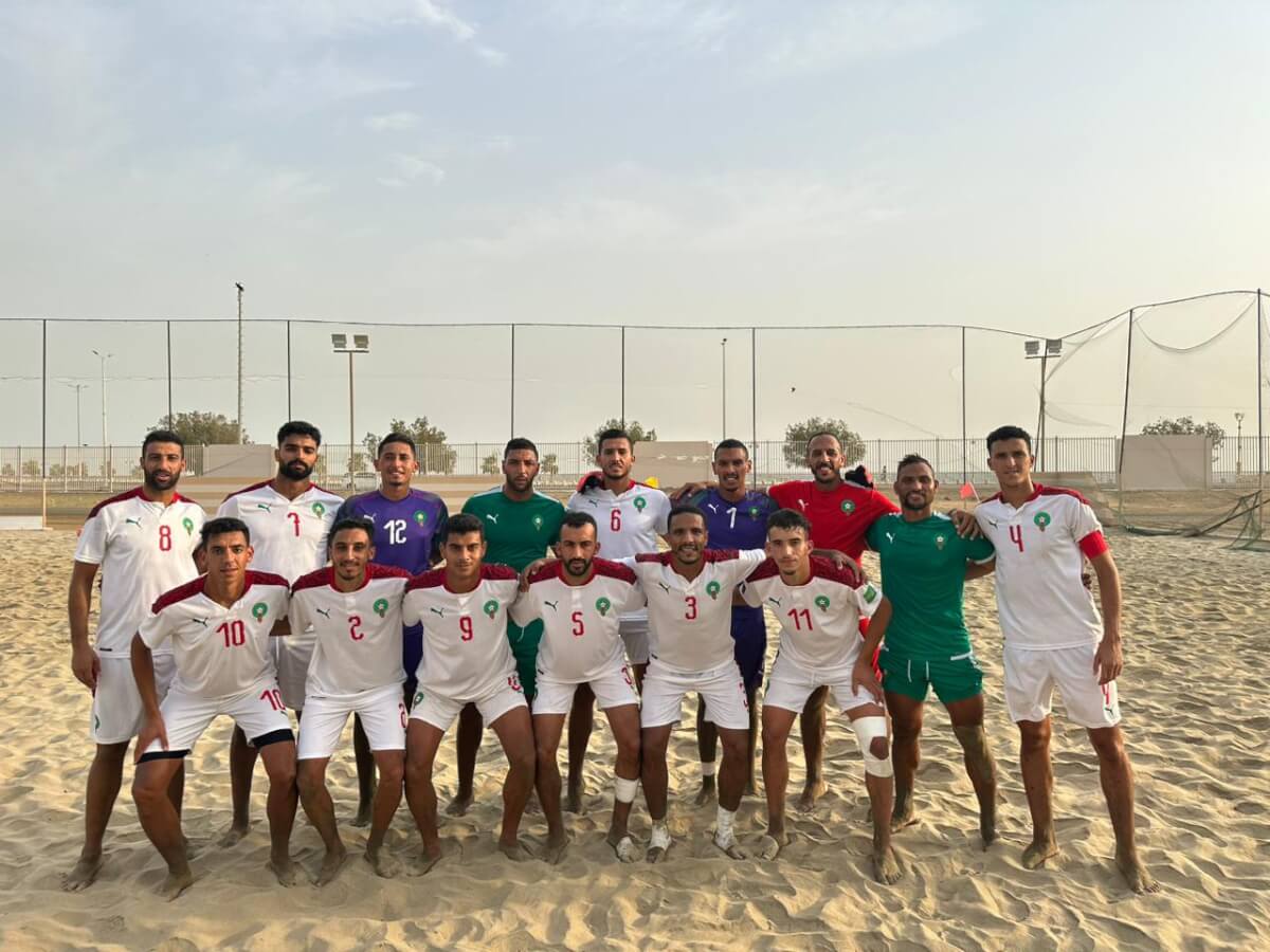 المنتخب المغربي لكرة القدم الشاطئية يجدد فوزه وديا على نظيره السعودي