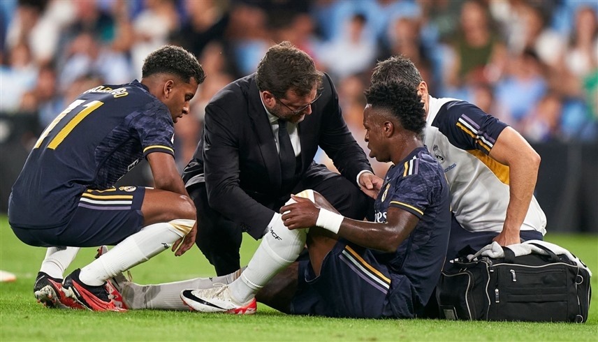 فينيسيوس يغيب عن ريال مدريد لاجل غير مسمى