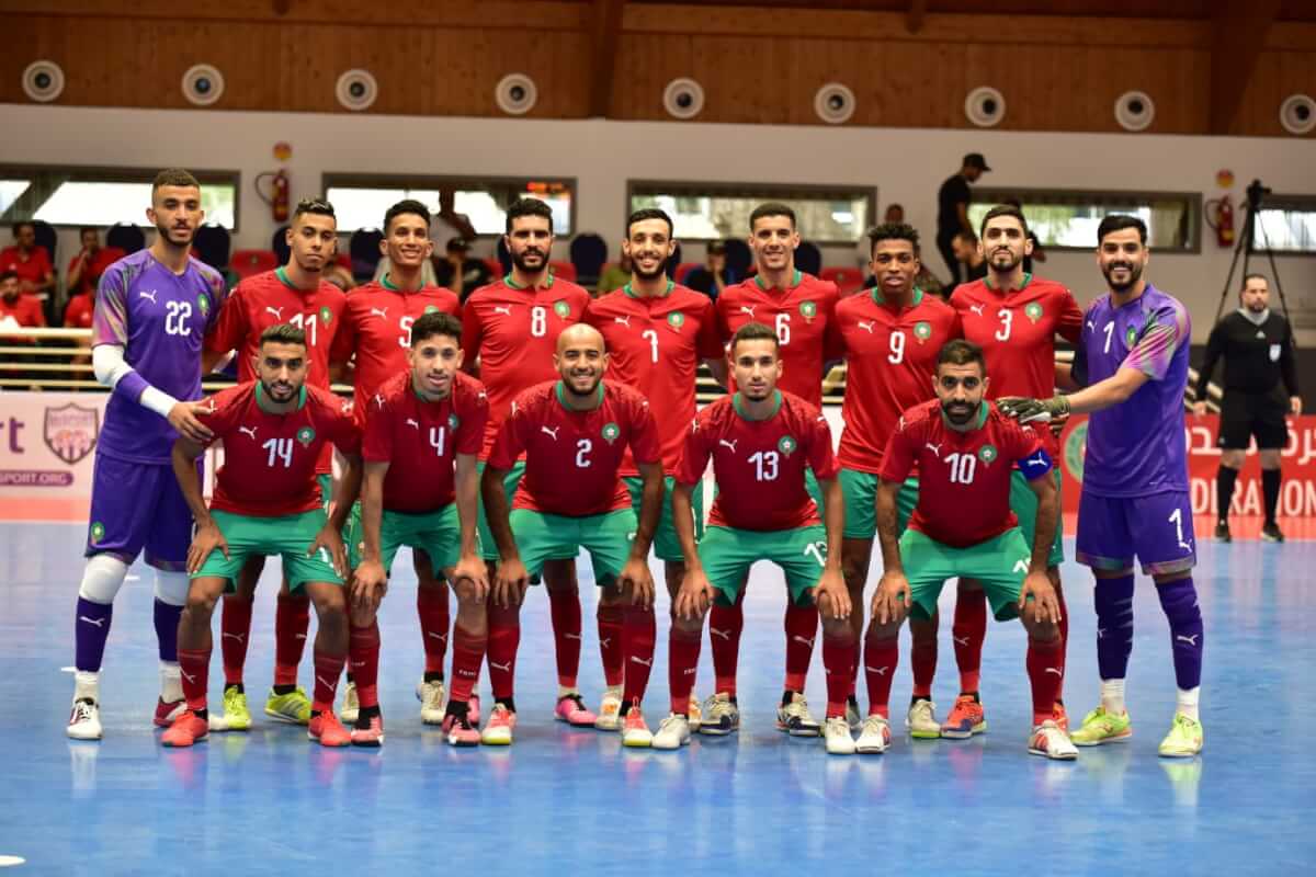 المنتخب الوطني المغربي لكرة القدم داخل القاعة يسحق نظيره الروماني في لقاء ودي