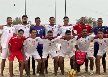 المنتخب الوطني لكرة القدم الشاطئية يفوز على المنتخب السعودي 9-4