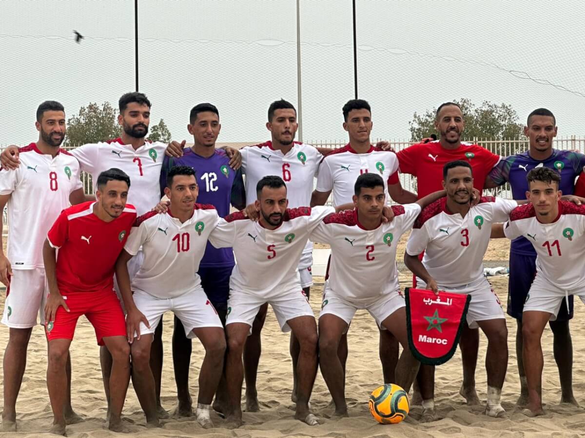 المنتخب الوطني لكرة القدم الشاطئية يفوز على المنتخب السعودي 9-4