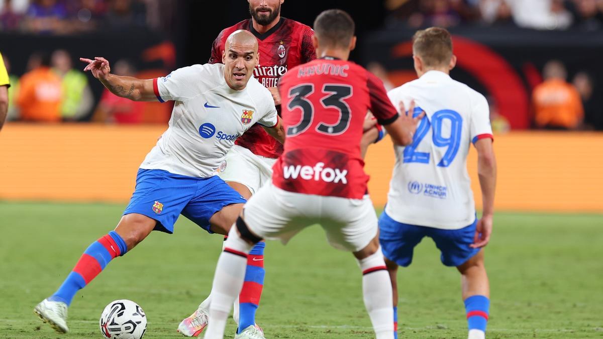 برشلونة يهزم ميلان استعدادا للموسم الجديد