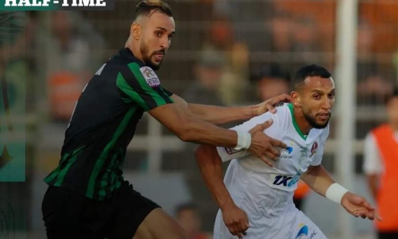الرجاء الرياضي يفوز يوسفية برشيد بثلاثية