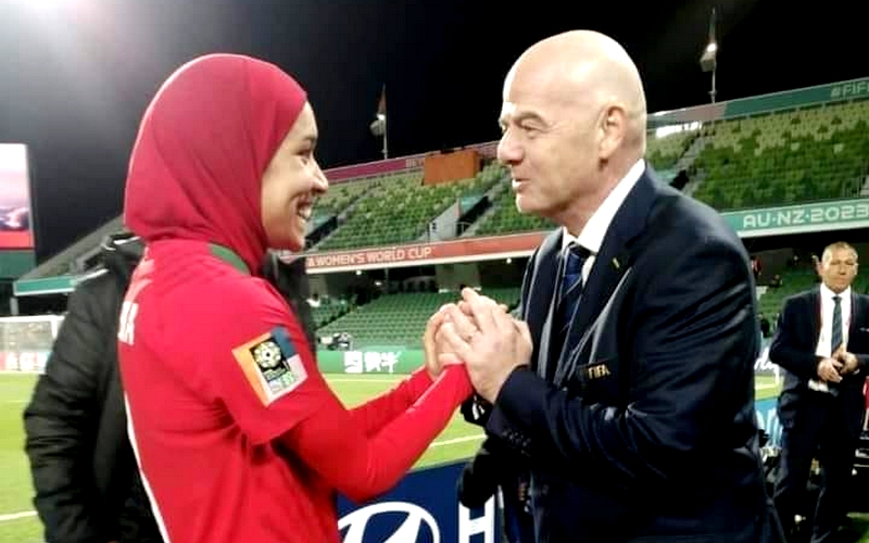 جياني إنفانتينو يشيد بلبؤات الأطلس في كأس العالم  ويؤكد:”ديما مغرب”