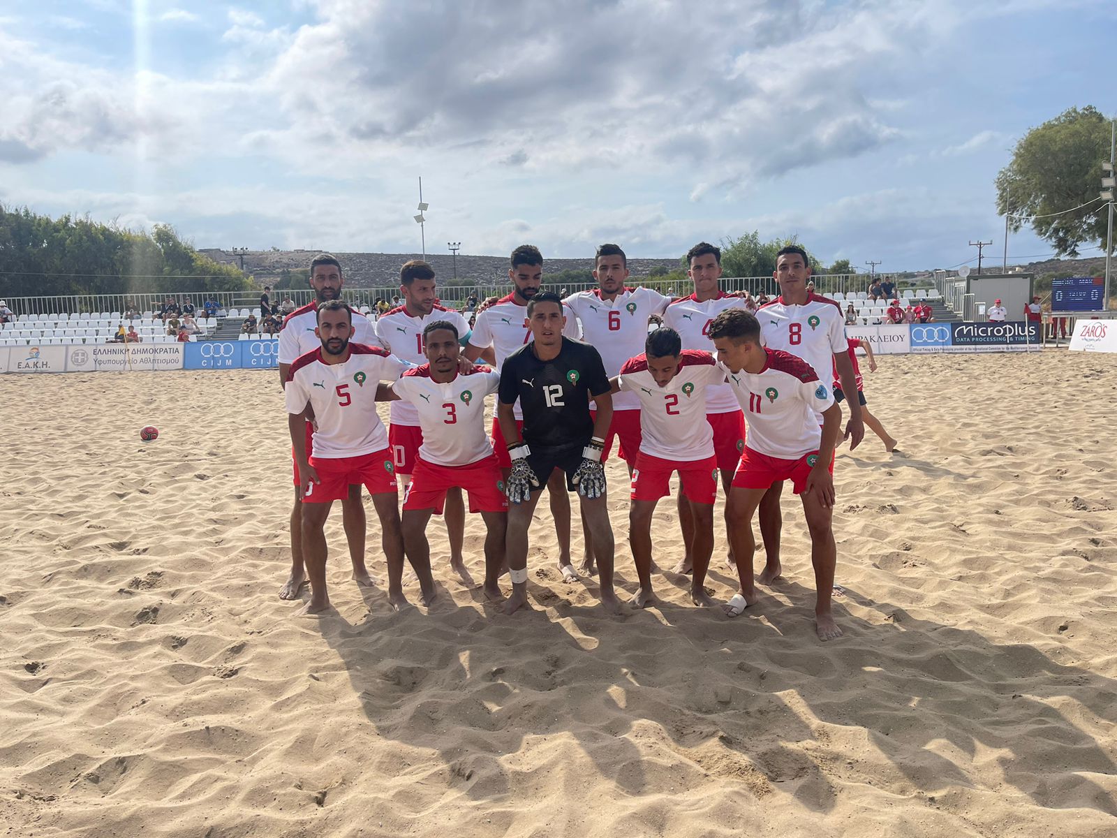المنتخب الوطني لكرة القدم الشاطئية يفوز على اليونان