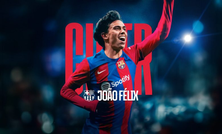 برشلونة يعلن تعاقده رسمياً مع فيليكس وكانسيلو