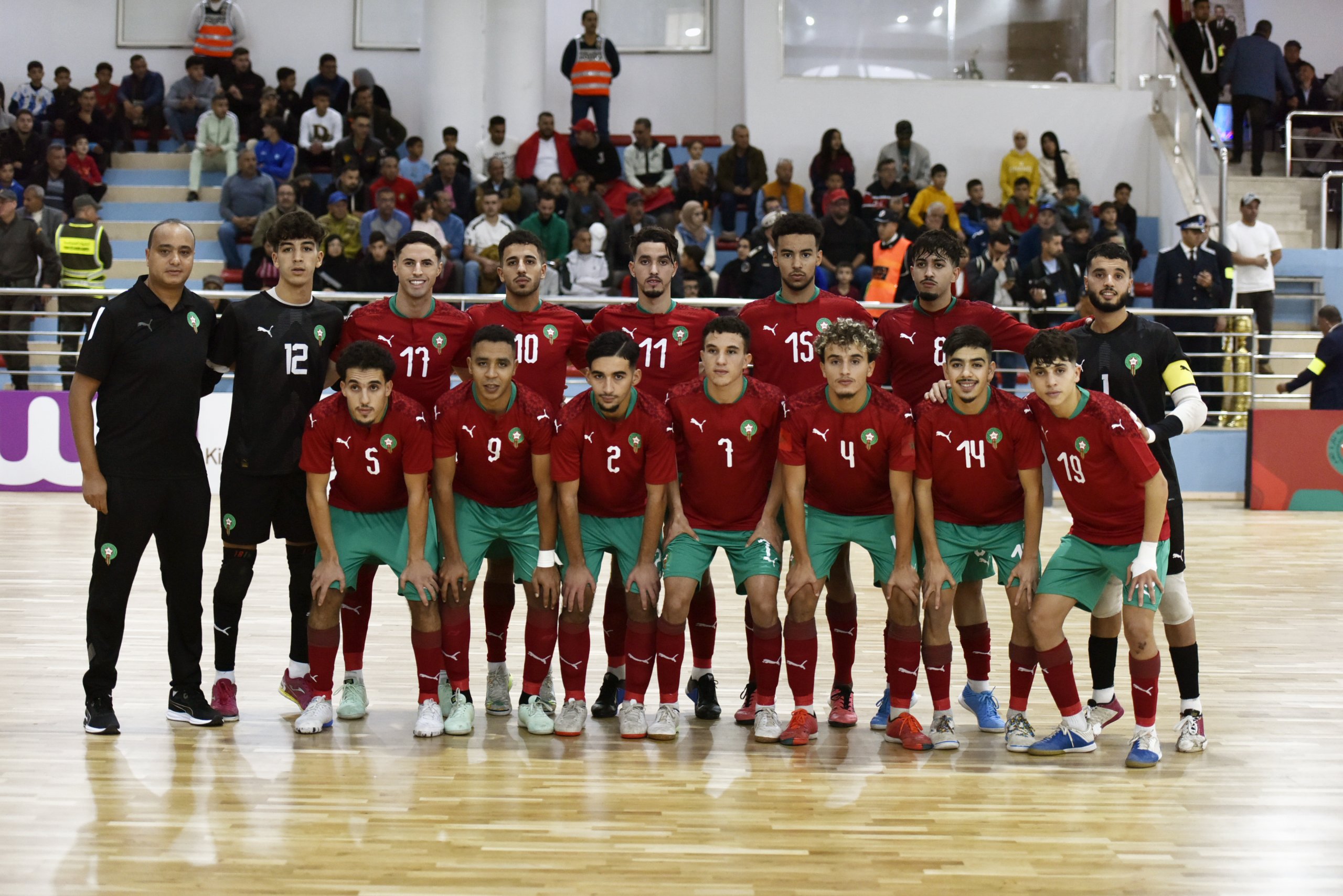 المنتخب الوطني الأولمبي لكرة القدم داخل القاعة يجدد فوزه على المنتخب البلجيكي