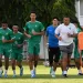 المنتخب الوطني يجري اول حصة تدريبية بتنزانبا
