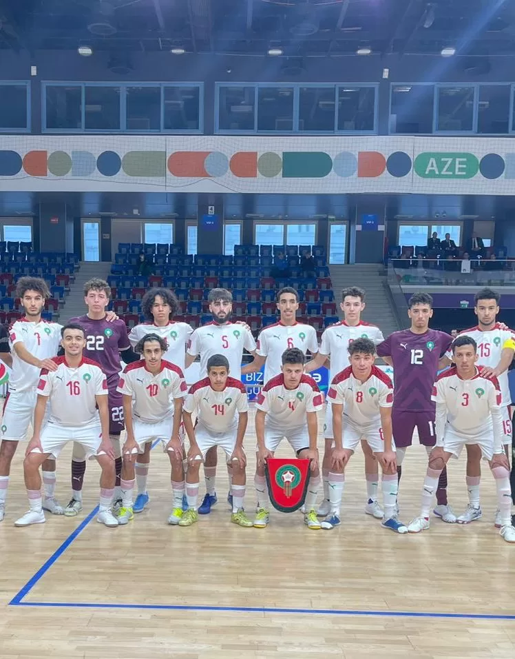 المنتخب الوطني لأقل من 19 عاما يفوز على نظيره الاذربيجاني 5-1 في دوري حيضر ألييف لكرة القدم داخل القاعة