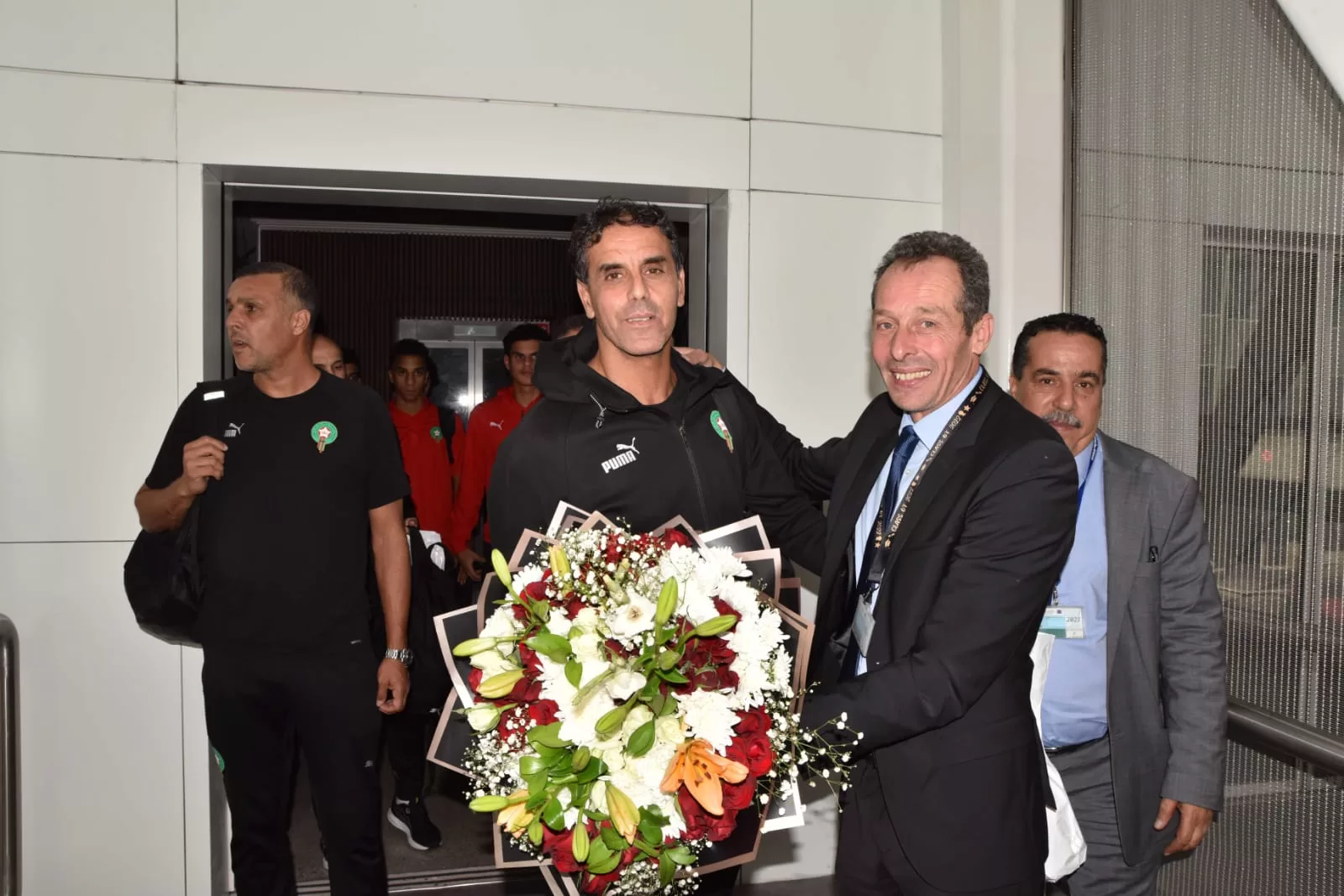 بعثة المنتخب الوطني لاقل من 17 سنة تعود إلى المغرب