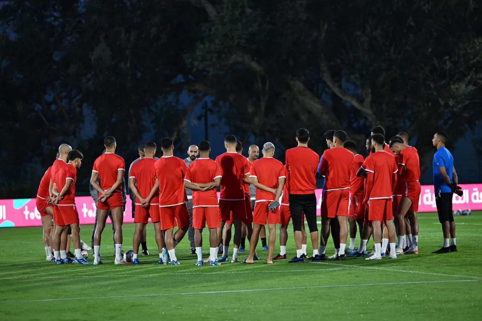 ثاني حصة تدريبية للمنتخب الوطني استعدادا للقاء تنزانيا