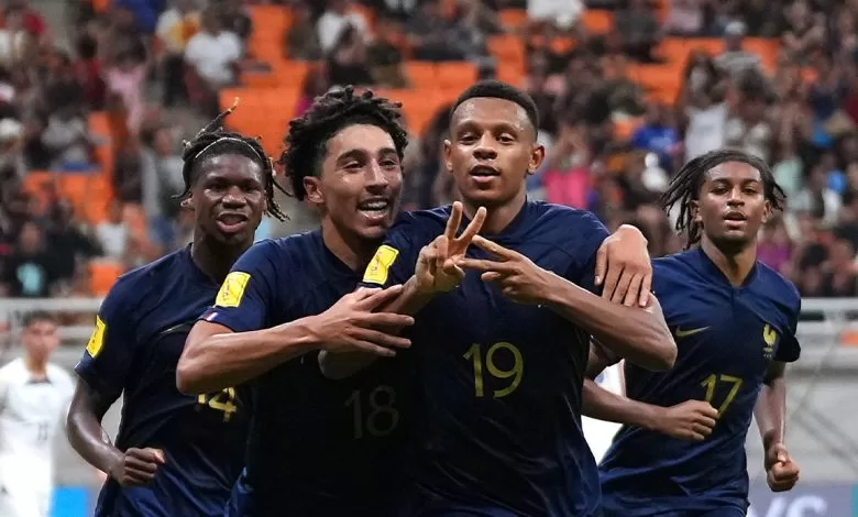 المنتخب الفرنسي يفوز على نظيره الأمريكي ويحقق العلامة الكاملة في مونديال أقل من 17 سنة