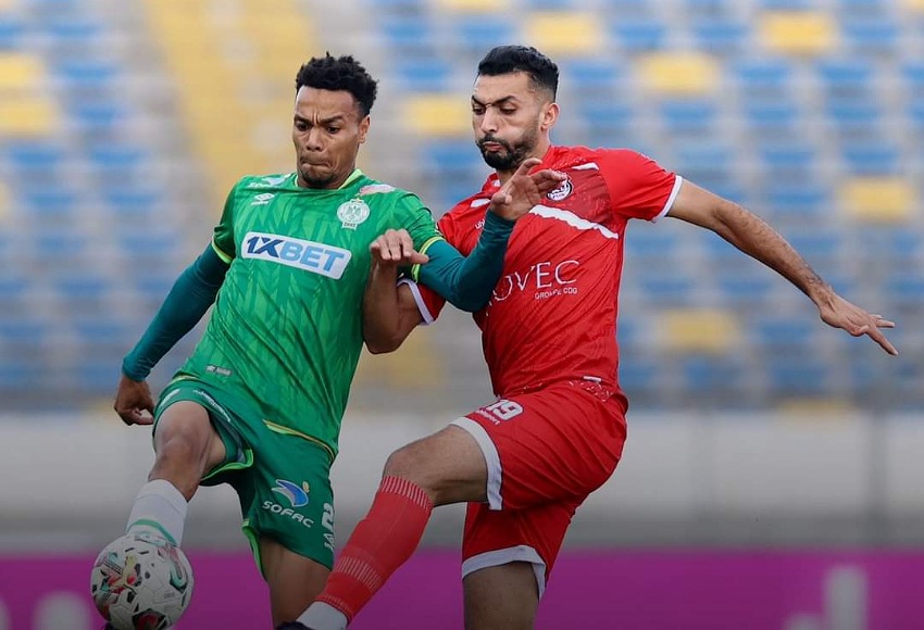 الرجاء الرياضي يفوز على الفتح الرباطي بهدفين نظيفين