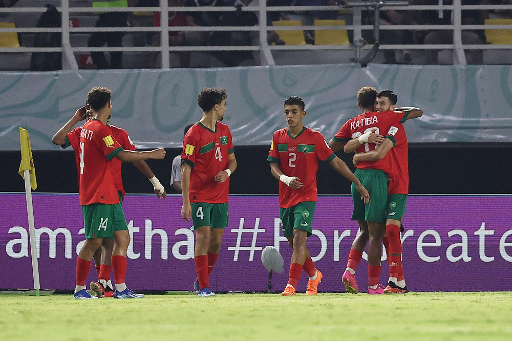 المنتخب المغربي يتأهل إلى ربع نهائي كأس العالم لأقل من 17 عاماً