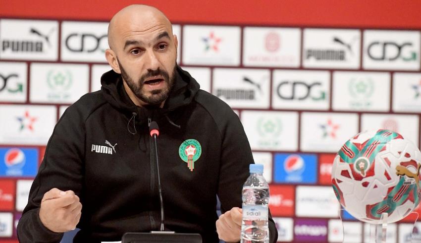 وليد الركراكي:”طريق إلى المونديال طويلة وشاقة وستنطلق بمواجهة تنزانيا”