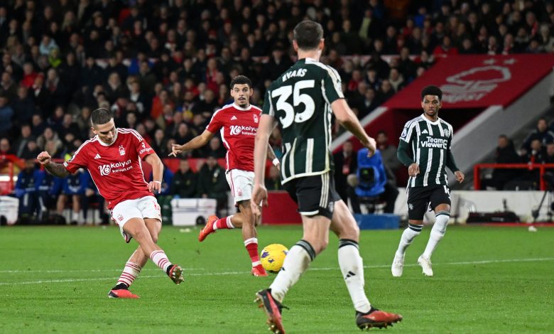 نوتنغهام يعمق جراح مانشستر يونايتد والسيتي يواصل صحوته في الدوري الإنجليزي