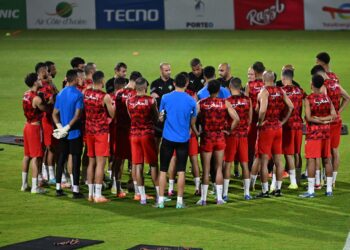 المنتخب المغربي يواصل تحضيراته لمواجهة جنوب أفريقيا
