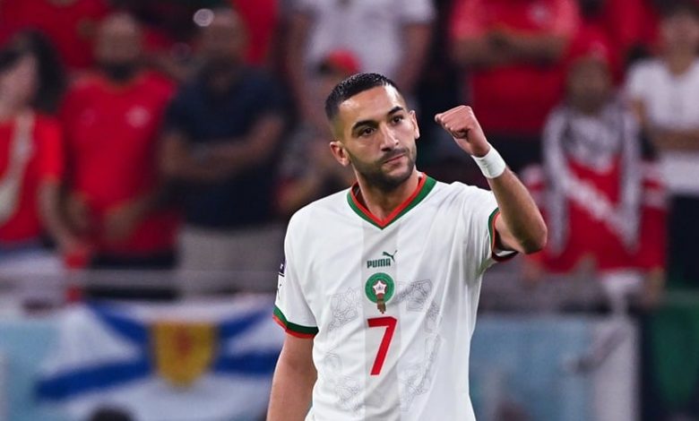 جديد الحالة الصحية لحكيم زياش قبل مواجهة جنوب إفريقيا الليلة ..