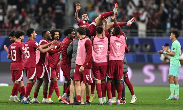 كأس أمم آسيا: قطر تحصد العلامة الكاملة وطاجيكستان ترافقها الى الدور  الثاني