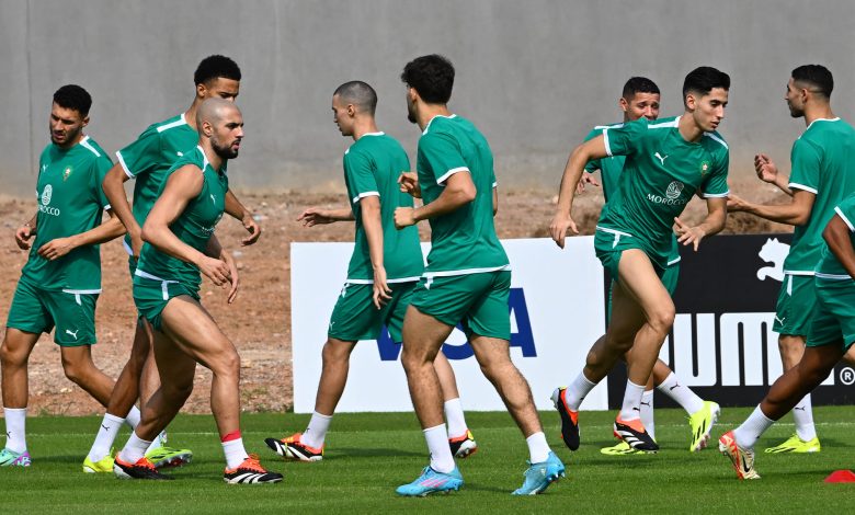 الفريق الوطني يجري ثاني حصة تدريبية إستعدادا لنهائيات كأس أمم إفريقيا ..