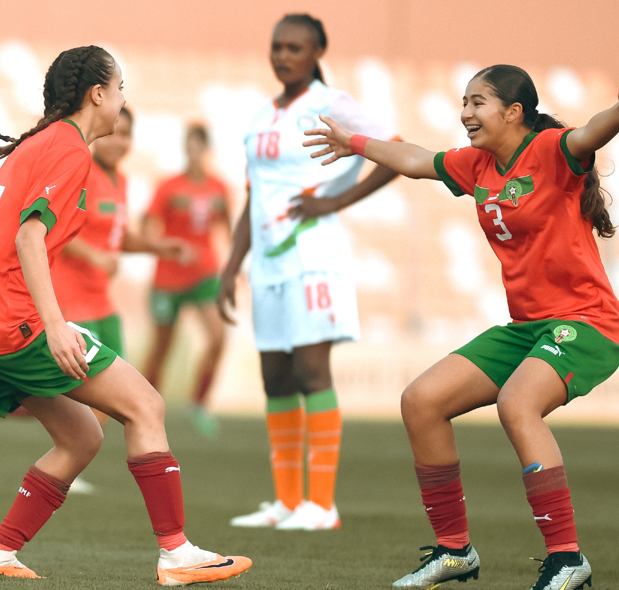 المنتخب الوطني لكرة القدم النسوية لأقل من 17 سنة يفوز على النيجر 0- 11