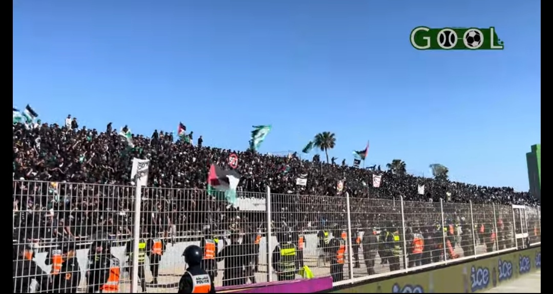 جماهير الرجاء تزلزل ملعب برشيد بأغنية القارة السمراء