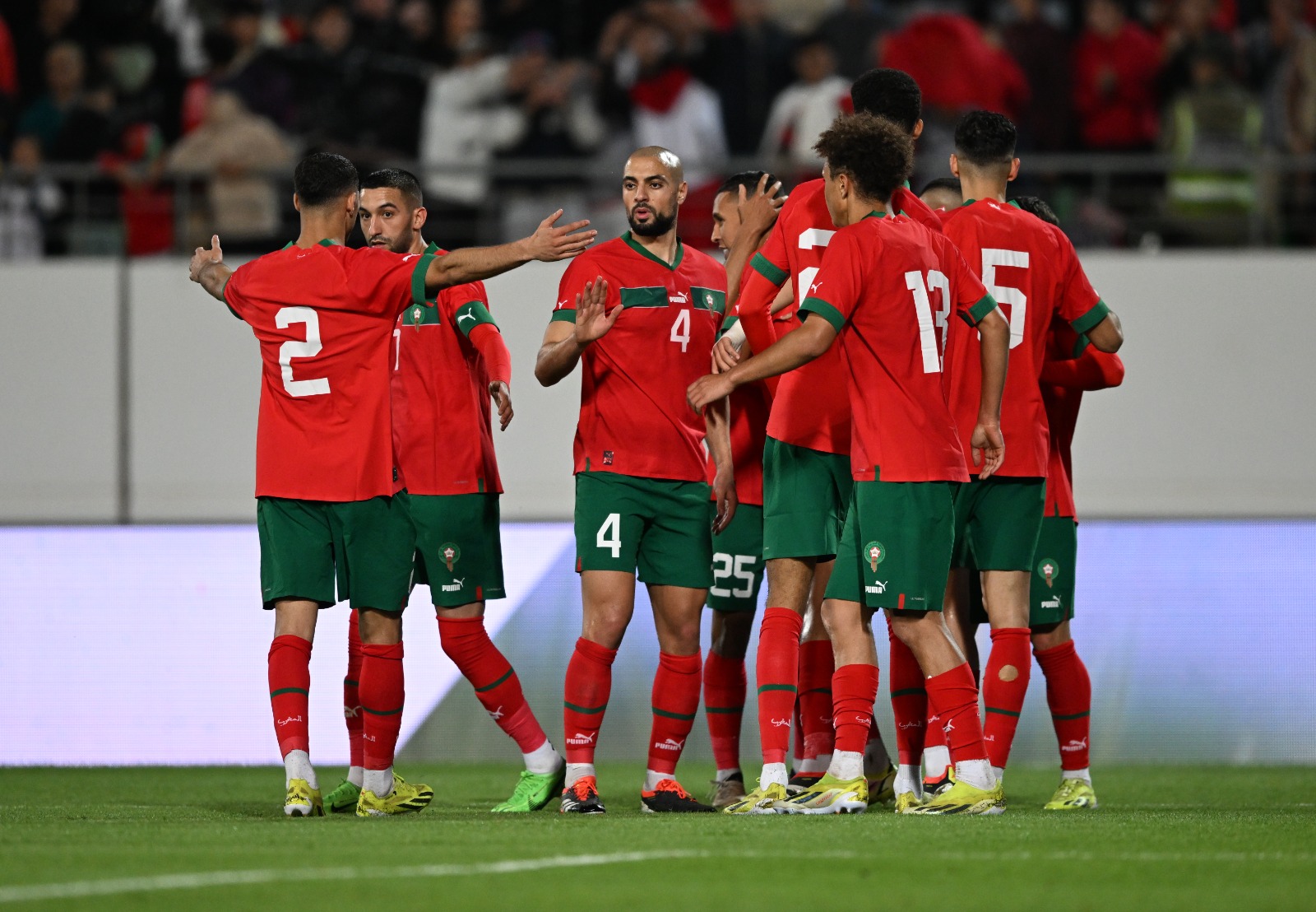 أربعة لاعبين يحملون قميص المنتخب المغربي لأول مرة