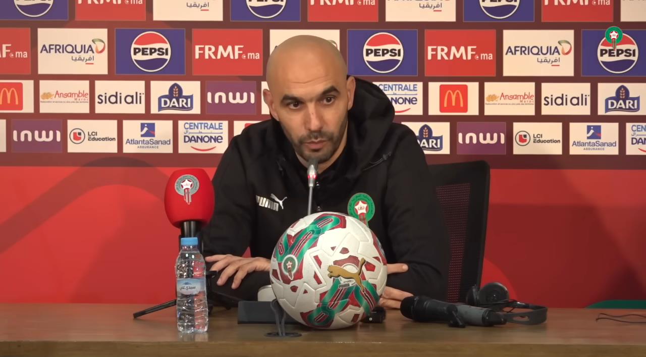 الركراكي: ” غير راضين على التعادل أمام موريتانيا ويجب أن نعرف كيف نجد الحلول في المباريات المقبلة”