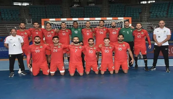 المنتخب الجزائري لكرة اليد ينسحب من المباراة ضد المغرب بسبب خريطة المملكة القميص