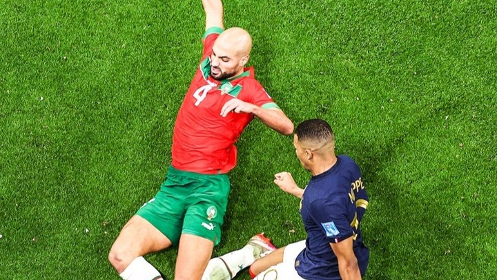 سفيان أمرابط:” لقطة مبابي كانت رائعة ورونالدو أصعب لاعب واجهته”