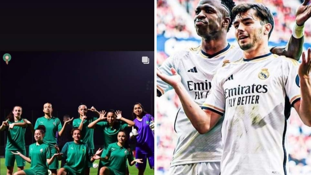 دياز يتفاعل مع لاعبات المنتخب النسوي
