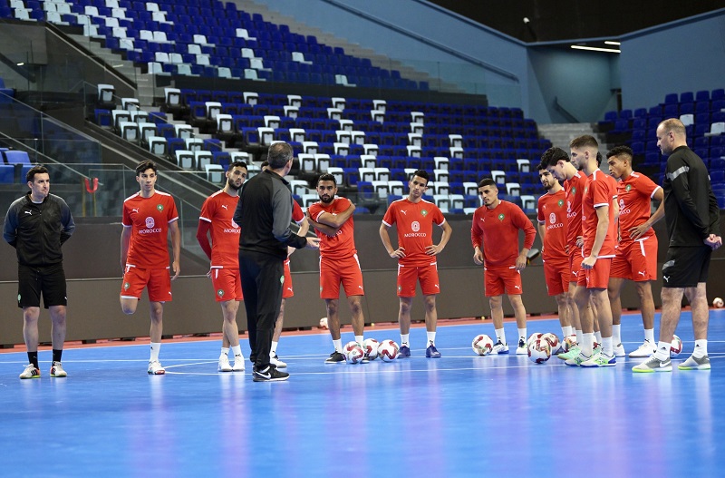منتخب “الفوتصال” يواصل استعداداته لـ”الكان”
