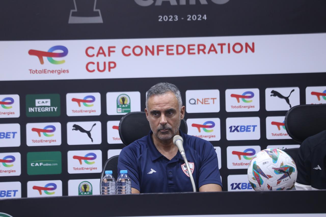  جوميز: الزمالك أكبر من نهضة بركان ونسعى لقلب النتيجة في نهائي الكونفدرالية