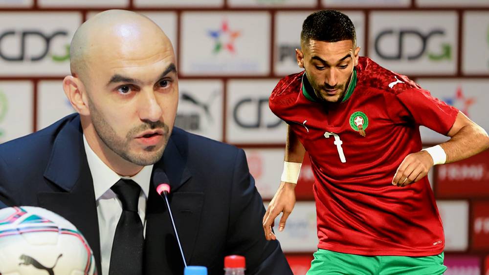الركراكي يوضح موقفه من إشراك زياش في تشكيلة المنتخب المغربي