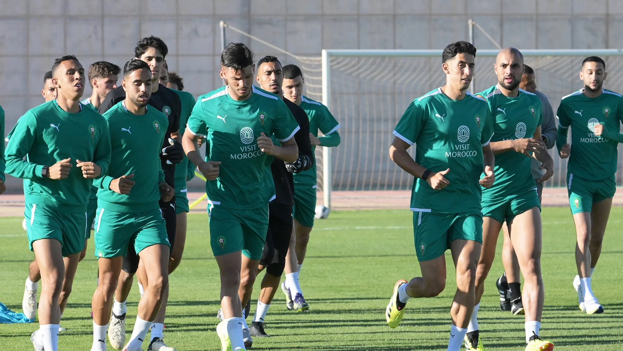 المنتخب المغربي يستعد بتدريبات مكثفة لمواجهة الكونغو في تصفيات كأس العالم