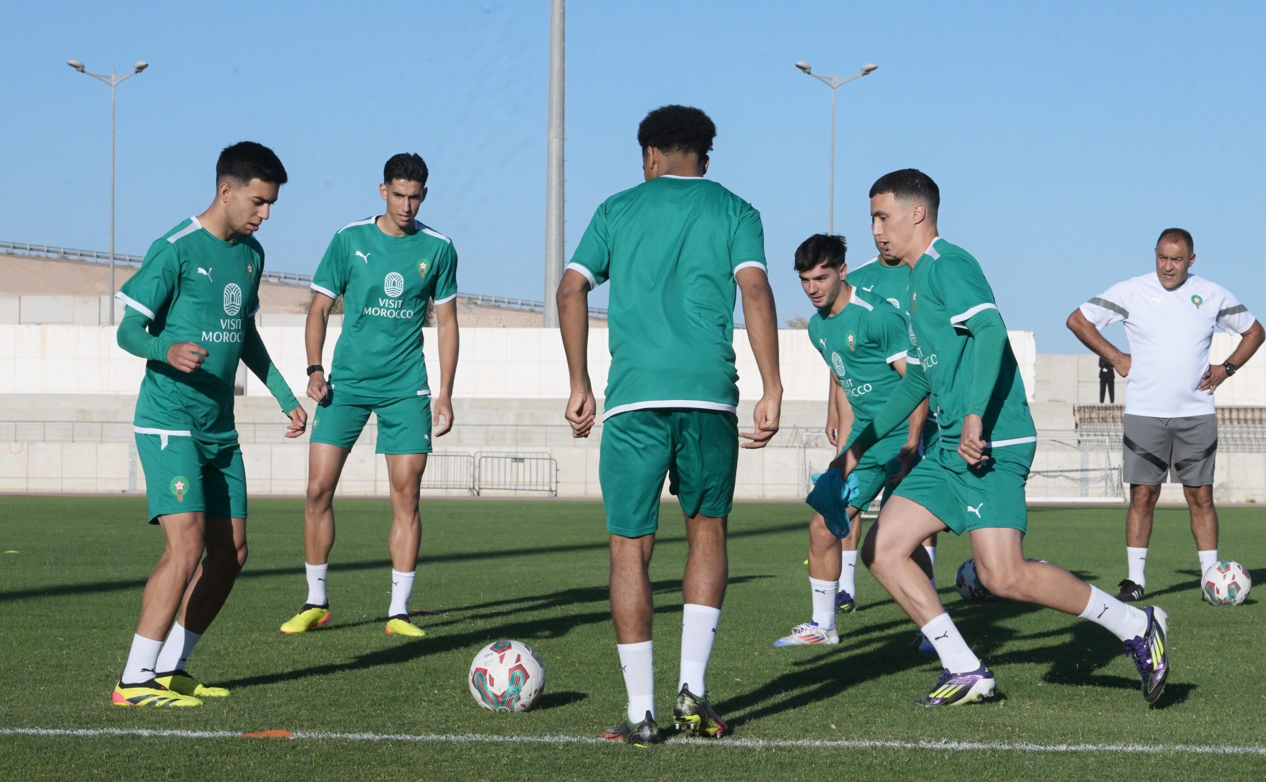 المنتخب الوطني يستعد للقاء الكونغو برازافيل