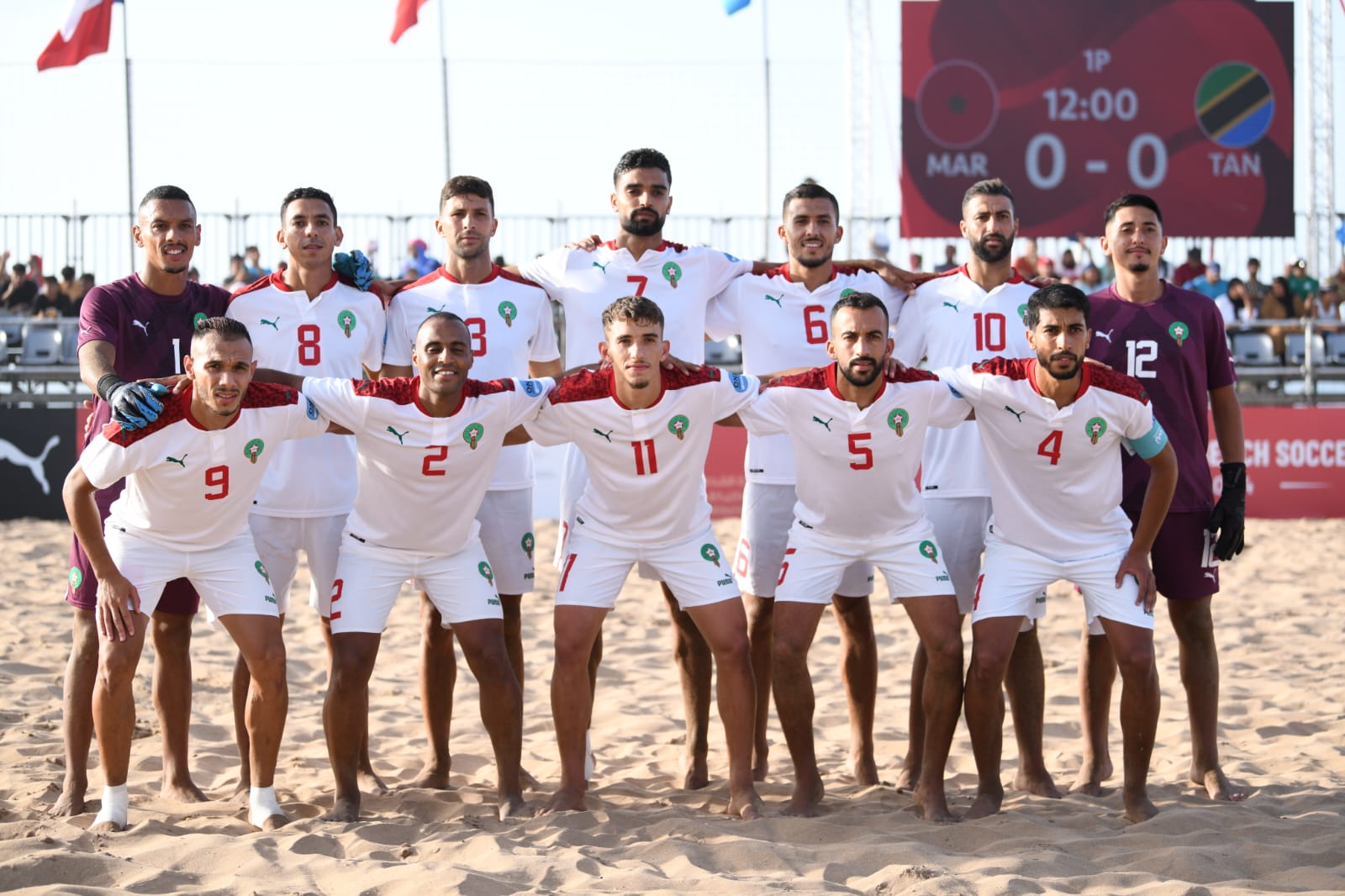المنتخب الوطني لكرة القدم الشاطئية يتوج بكأس الدار البيضاء الدولية