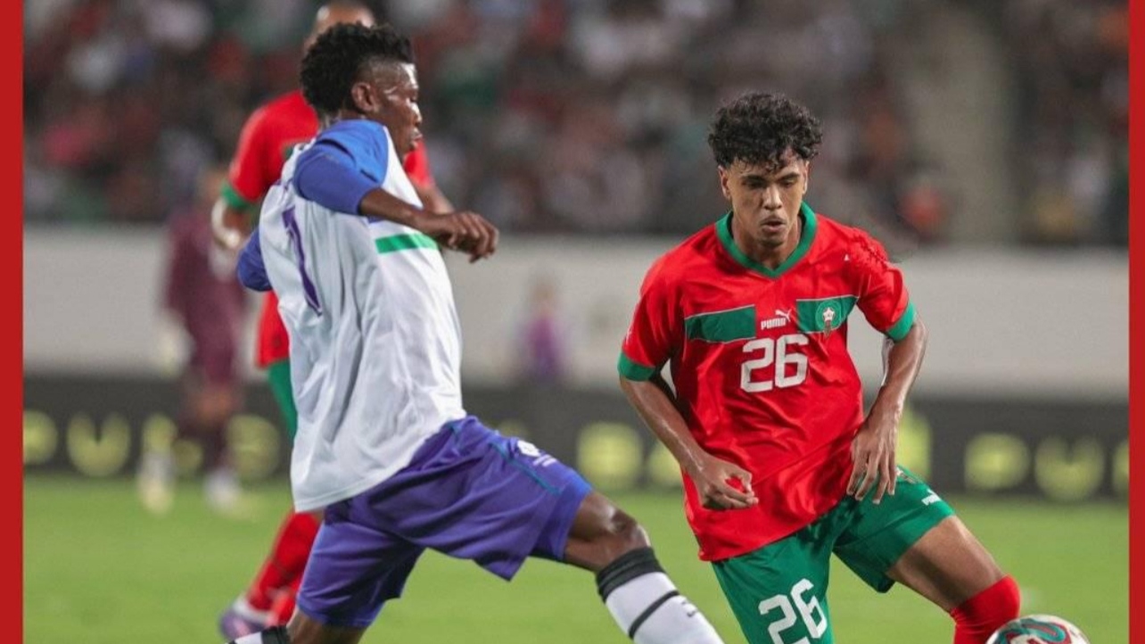بعد تألقه في أول ظهور له رفقة المنتخب المغربي أمام ليسوتو.. آدم أزنو ضمن التشكيلة المثالية
